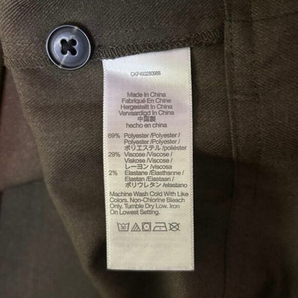 Madewell Olive Utility Twill Shirt Dress M Long Sleeve Mini NWT - Picture 8 of 9